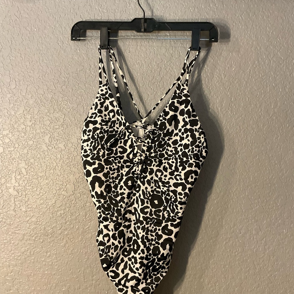 L.A Hearts Animal Print Bathing Suit